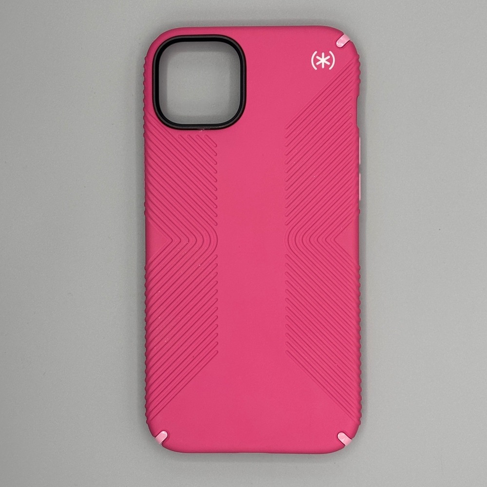 Speck Presidio2 Grip iPhone 13 Pro Max Case Pink Protective No-Slip Cover